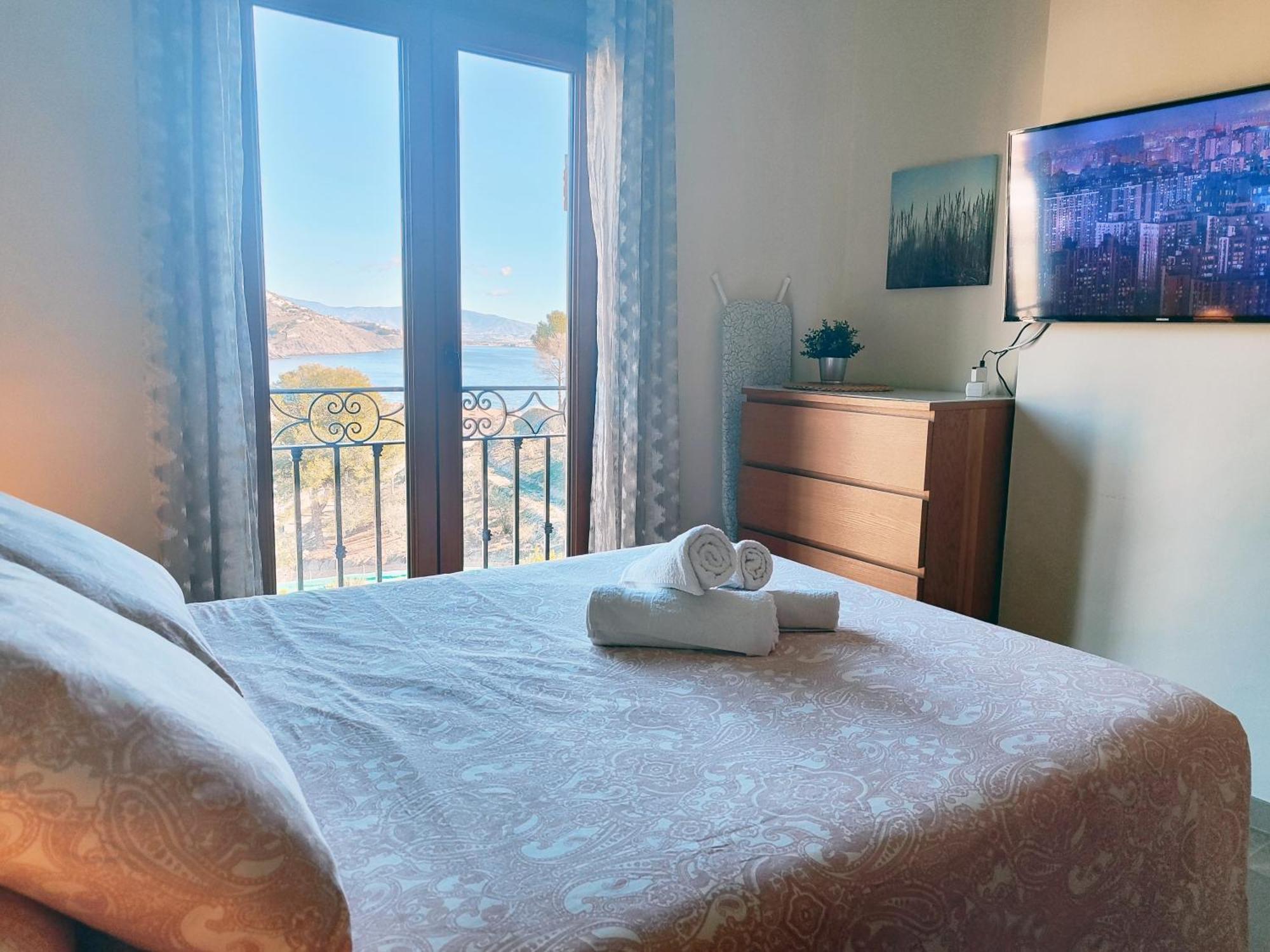 Вілла Casa Acogedora Con Vistas Espectaculares - Cozy Seaview House - 24H Access - Private Parking Альмуньєкар Екстер'єр фото