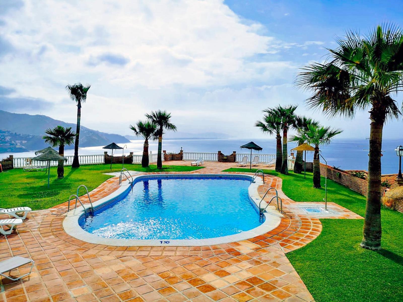 Вілла Casa Acogedora Con Vistas Espectaculares - Cozy Seaview House - 24H Access - Private Parking Альмуньєкар Екстер'єр фото